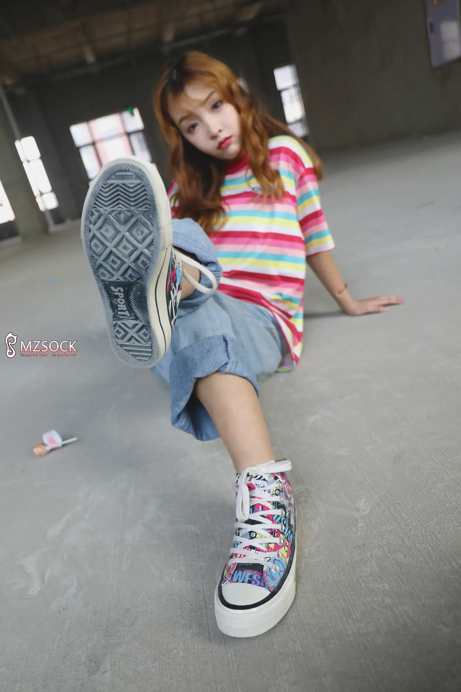 [Mzsock] Love beautiful feet NO.206 ella#[74P]-20