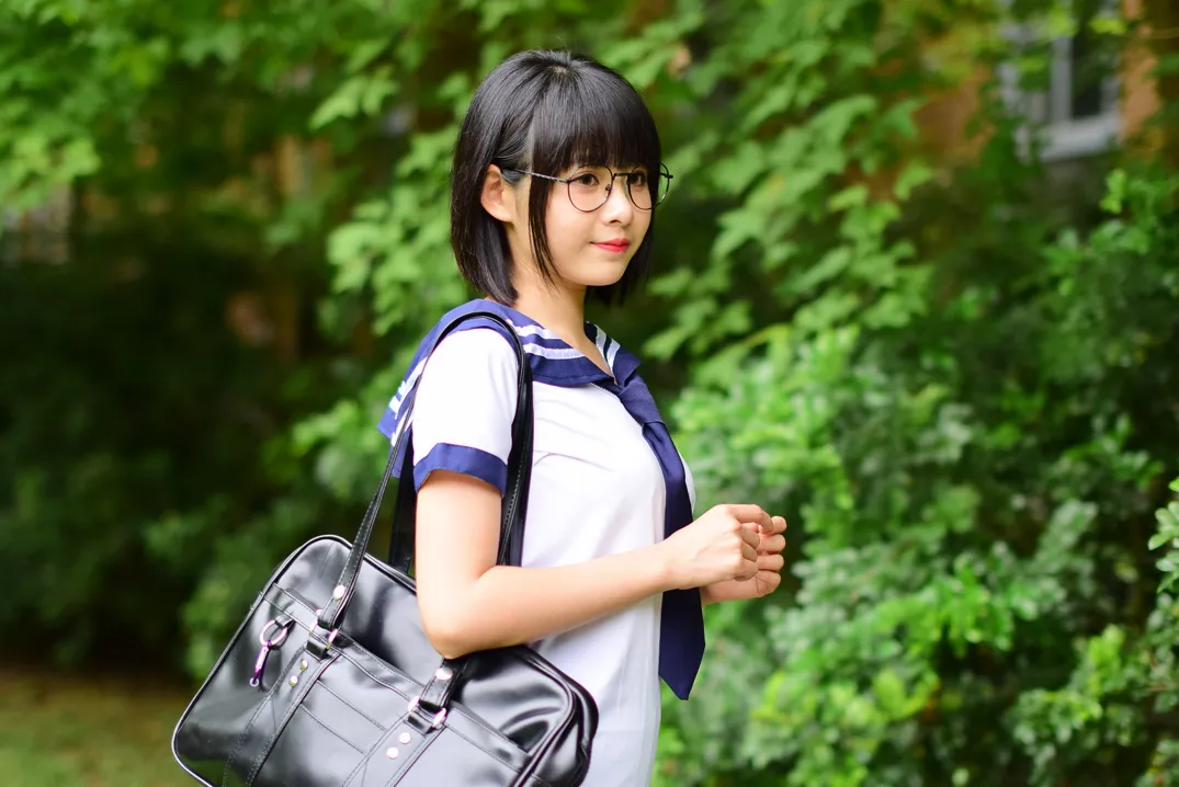 [Mzsock] NO.171 Hailin student uniform street photography#[73P]-9