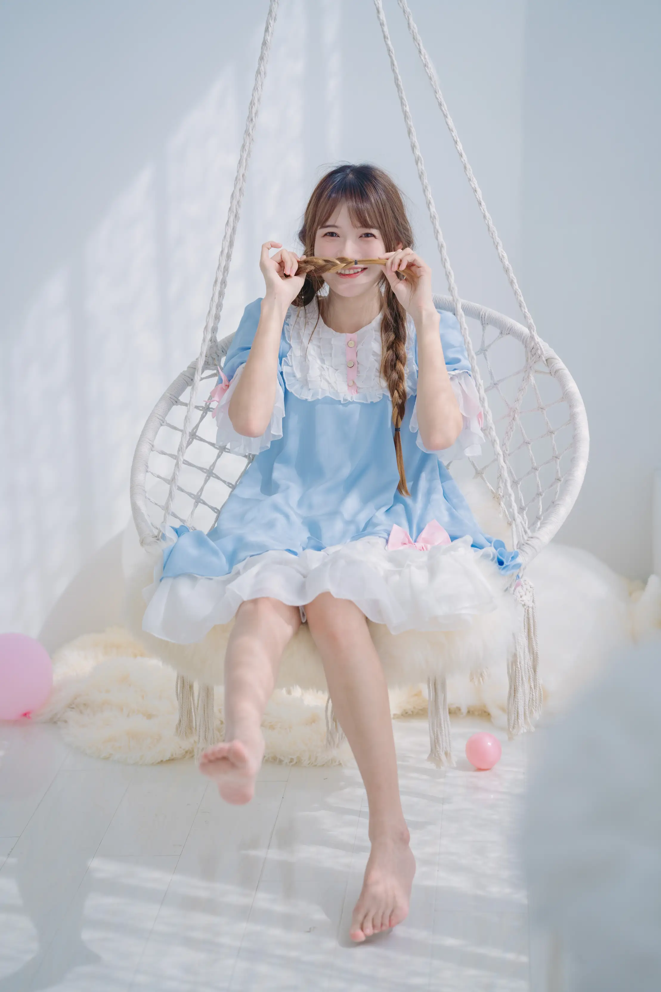 [YITUYU] 2022.08.13 Vol.1691 – Pure white and cute Rabbit Zzz won't eat carrots#[32P]-23